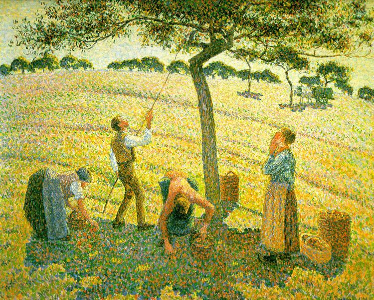 Camille Pissaro Apple Picking at Eragny sur Epte Sweden oil painting art